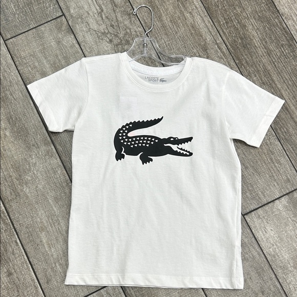 Kids White Crocodile Graphic T-Shirt NWT - Picture 1 of 4